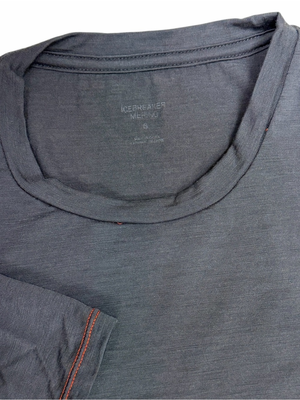 Icebreaker Shirt Womens Small Grey Cool Lite Merino Wool Short Sleeve Crewe Top